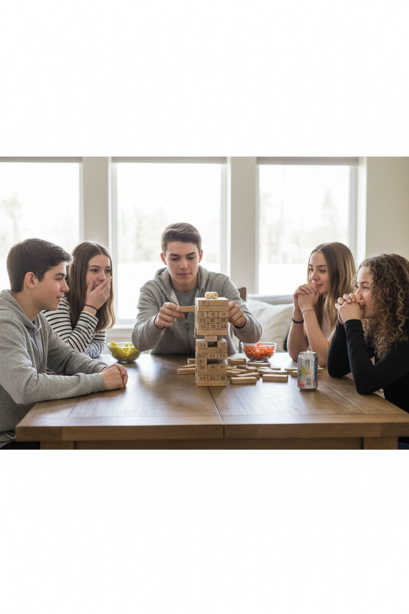 Torre de equilibrio tipo Jenga 54pcs