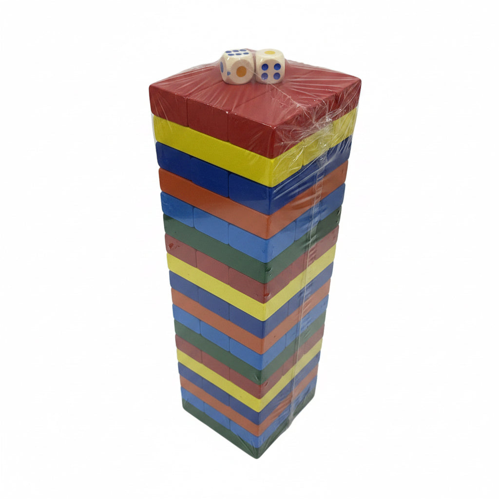 Torre de equilibrio tipo Jenga 54pcs