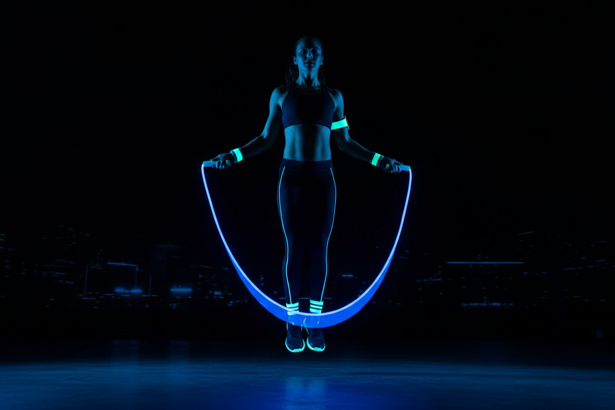Cuerda De Saltar Con Luces Led