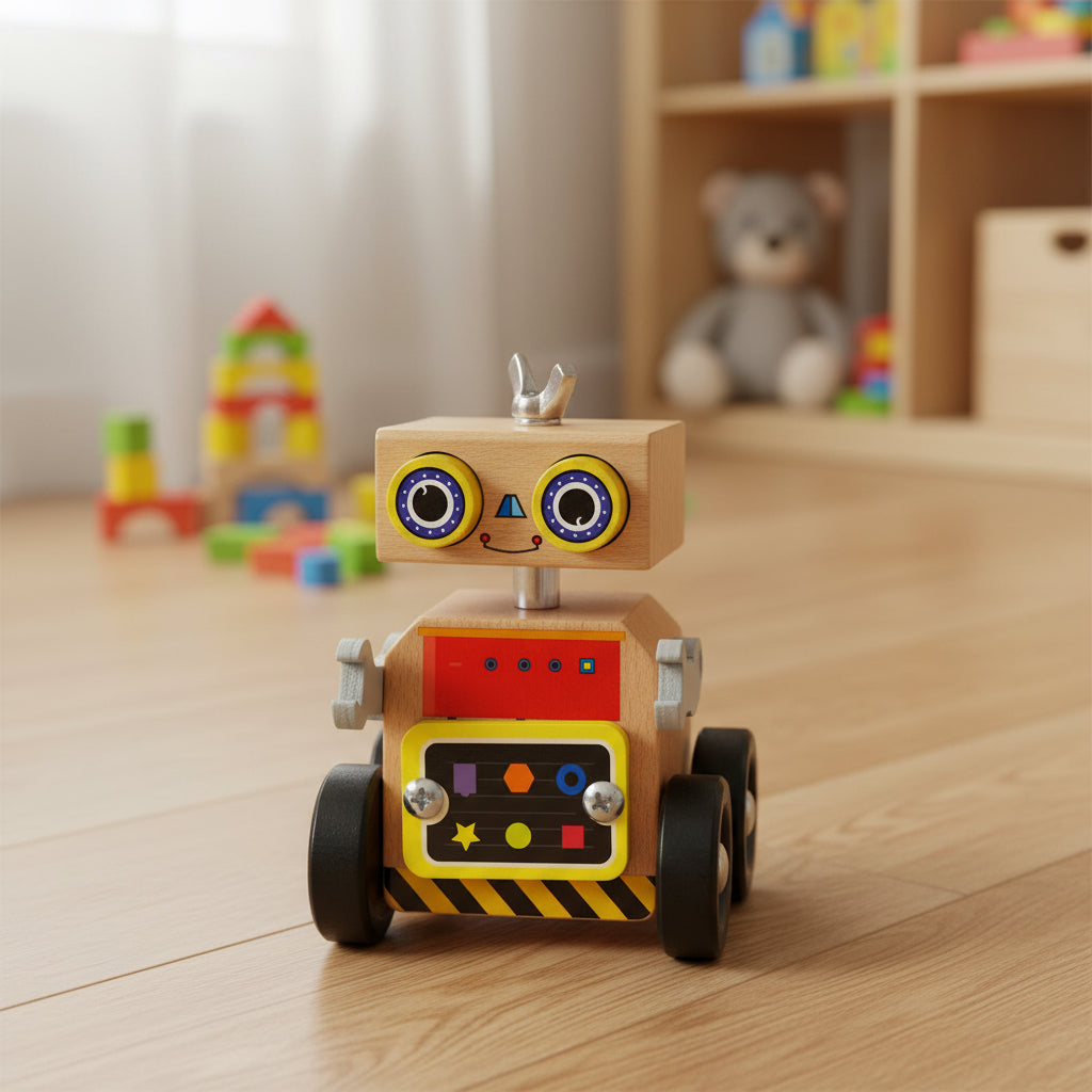 Robot Ensamblaje De Madera Montessori