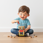 Robot Ensamblaje De Madera Montessori