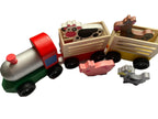 Tren Transporte Animales De La Granja