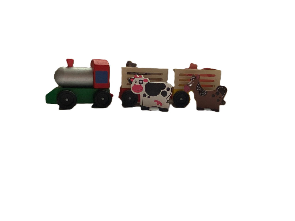 Tren Transporte Animales De La Granja