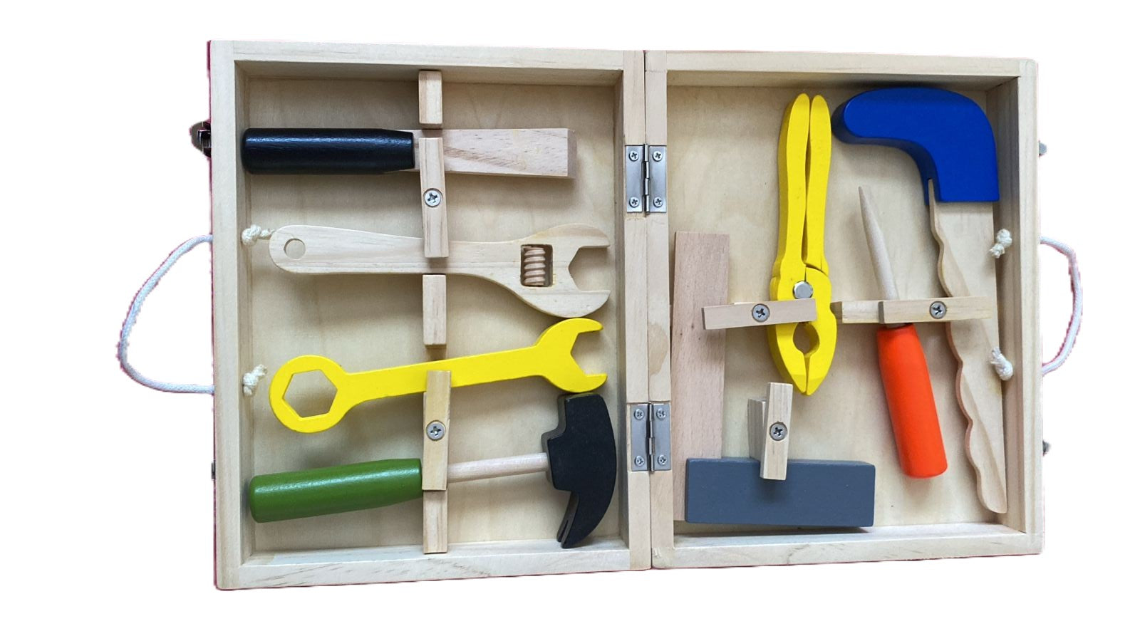 Caja de herramientas de madera