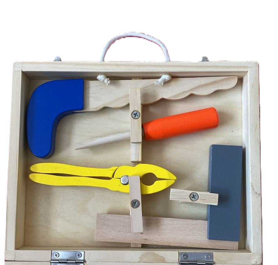 Caja de herramientas de madera