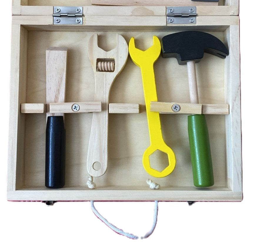 Caja de herramientas de madera